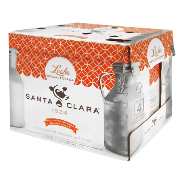 Leche Deslactosada Santa Clara 12 Pzas De 1 L C/u