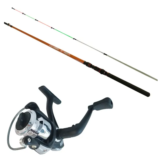 Kit Pesca Ultralight Vara 1,80 Mts Xingu + Molinete 3 Rol