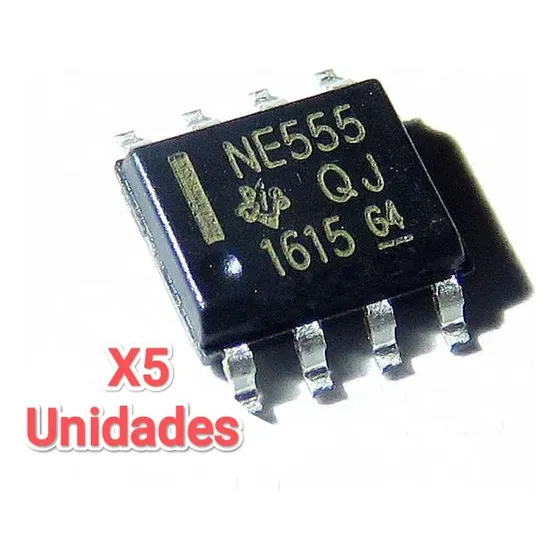 Lm555 Ne555 Timmer Smd 8 Pines (5v) 5 Unidades  Smt