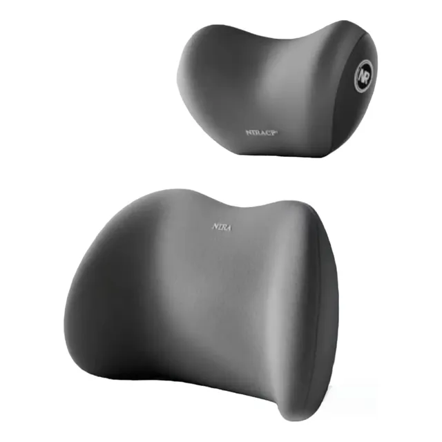Set De Almohadas 2 Und Soporte Lumbar Y Cervical Para Coche