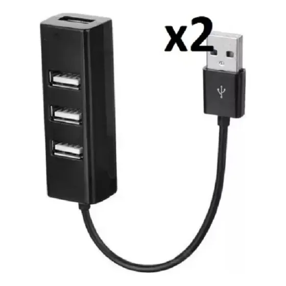 Hub Multiplicador De Puertos 4 Usb Conector Pc Laptop