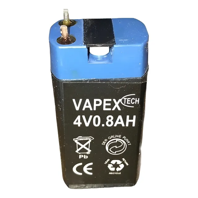 Bat. 4v 0.8ah Vapex Electrolito Absorbido Gel Caballito