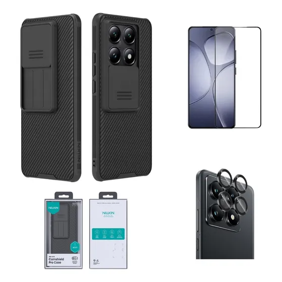 Case Funda Nillkin Para Xiaomi 14t + Mica Pantalla Y Cámara