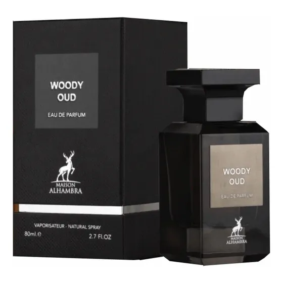 Woody Oud Eau De Parfum By Maison Alhambra 80ml Unisex