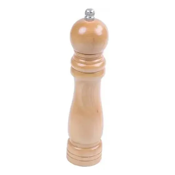 Molino Manual Para Pimienta 21 Cms Sal Marina Madera Roble