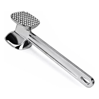Martillo Ablandador Carne Aplanador Doble Cara Shorbull Rest Color Plateado Martillo Ablandador Carne Aplanador Doble Cara Shorbull Rest Color Plateado