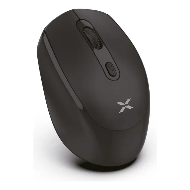 Mouse Inalámbrico Recargable a batería Xion Xi-mousew Color Negro