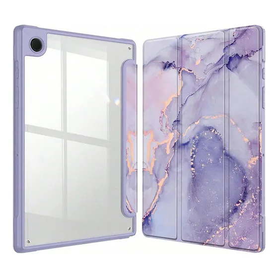 Funda Para Tableta Con Estampado De Mármol Compatible Con Sa