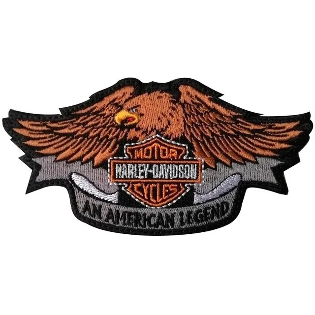 Harley Davidson Eagle An American Legend Bordado Motos 