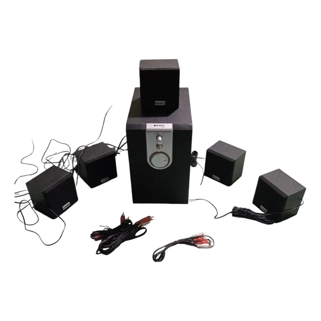 Sistema De Sonido Tipo Home Theater Top House Negro 50hz