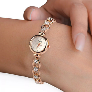 Reloj De Mujer Redondo Pequeño Reloj De Mujer De Cuarzo Reloj De Mujer Redondo Pequeño Reloj De Mujer De Cuarzo
