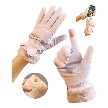 Guantes De Invierno Pantalla Táctil Antideslizante Mujer