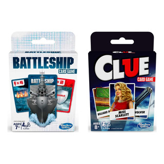 Battleship Y Clue Juego De Cartas Hasbro Gaming Battleship Y Clue Juego De Cartas Hasbro Gaming