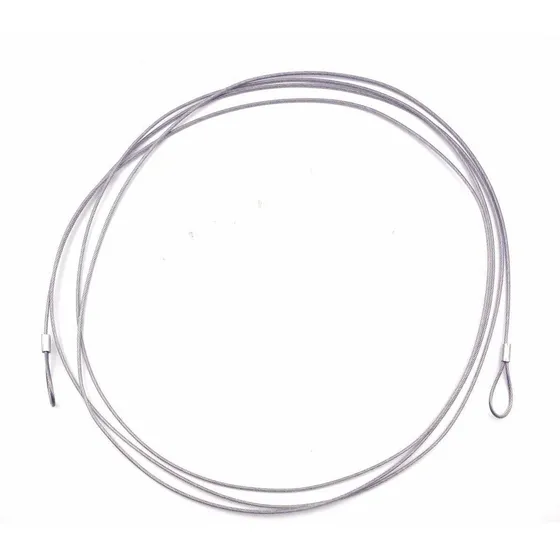 Cable Seguridad 60  Largo Bombilla Para Colgar Ligero Acero