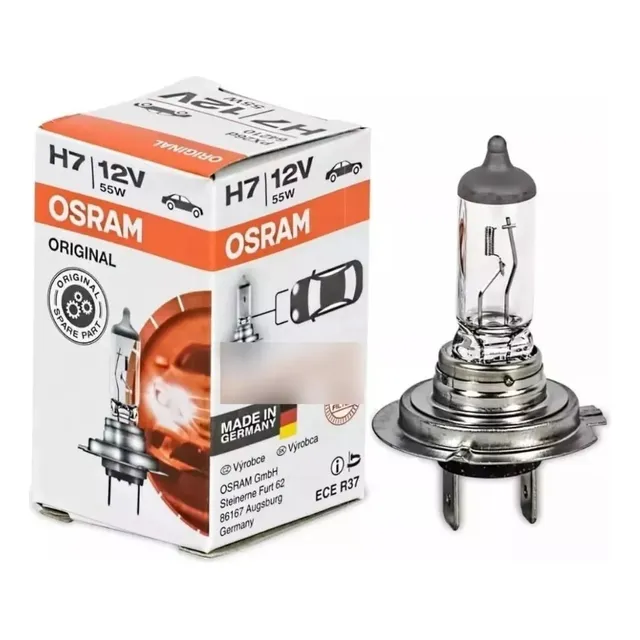Lampara Luz Baja H7 Osram Alemania Apta Peugeot Citroen