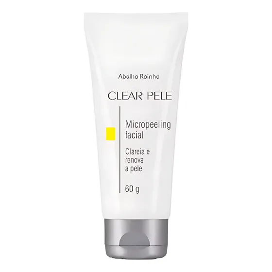 Micropeeling Facial Clareador 60g Abelha Rainha Clear Pele Momento de aplicação Noite Tipo de pele Normal