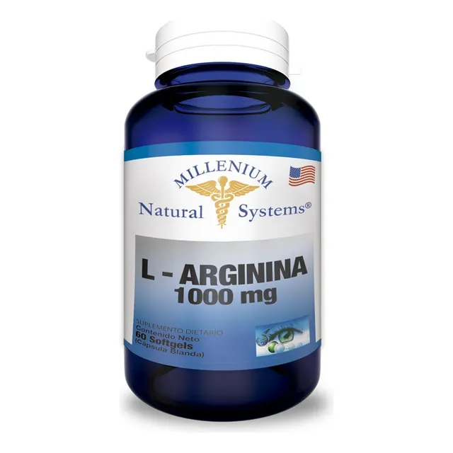 L Arginine 1000 Mg 60 Sg Natural Systems