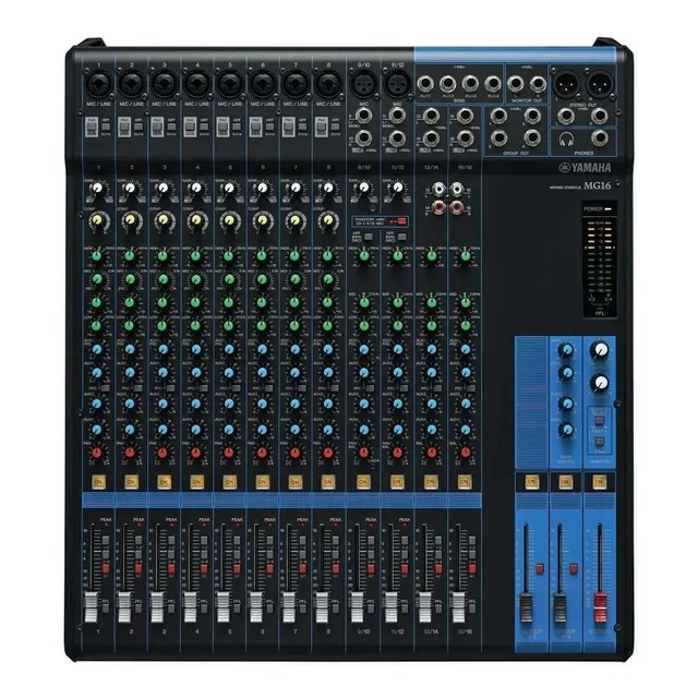 Consola Yamaha MG16 de mezcla 220V