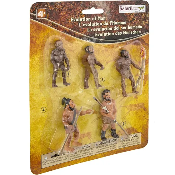 Figura Safari Evolucion Del Hombre Didactico Infantil Trex