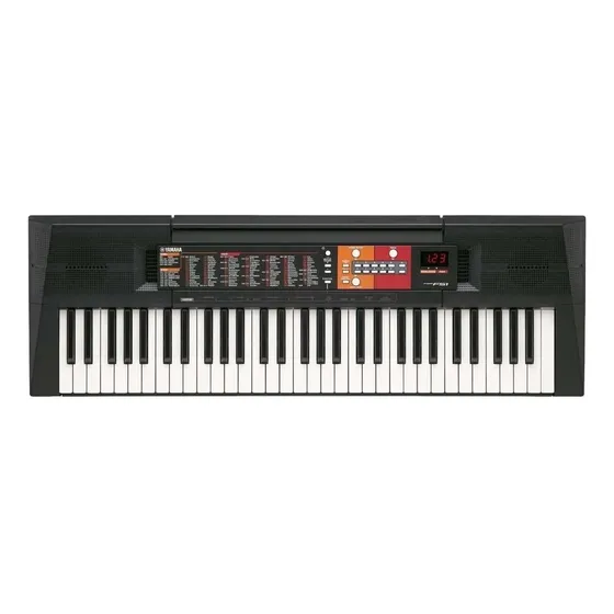 Teclado musical Yamaha PSR Series PSR-F51 61 teclas preto