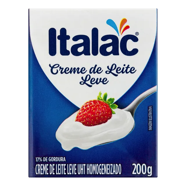 Kit Creme De Leite 200g Italac Caixa  Com 27 Unidades