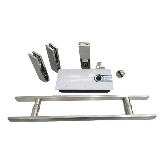Kit Inst Puerta Bancaria  En Acero Incluye Gato Y Tirador 