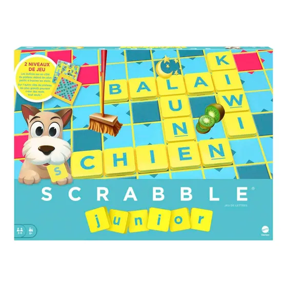 Scrabble Junior Juego De Mesa Para Niños De 2-4 Jugadores