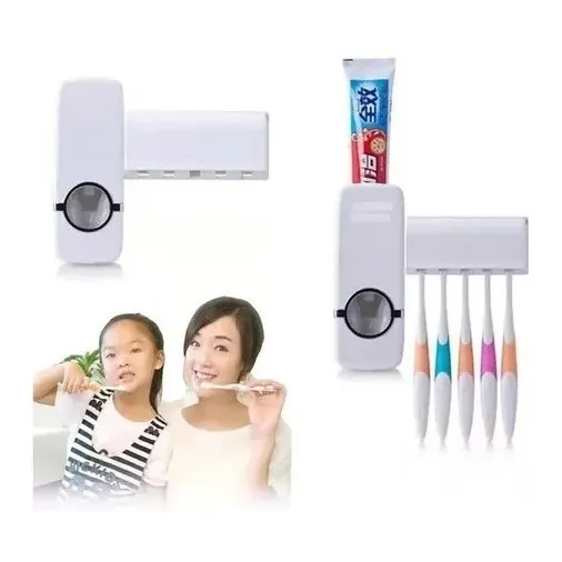Dispensador De Pasta Crema Dental Organizador Cepillos Denta
