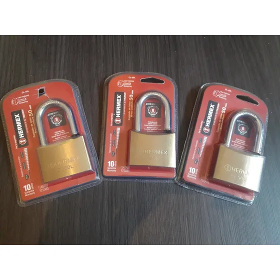 Candado Cuello Alto Largo 50 Mm Tipo Cisa Antisizalla 
