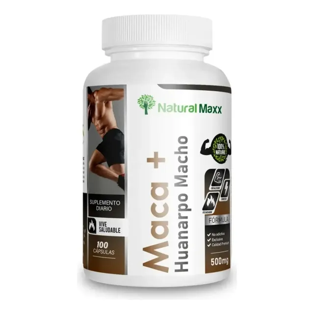 Maca Negra + Huanarpo Macho 100 Capsulas Naturalmaxx