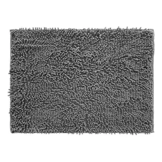 Alfombra Baño Distrito Blanco Shaggy 40x60 Blanco
