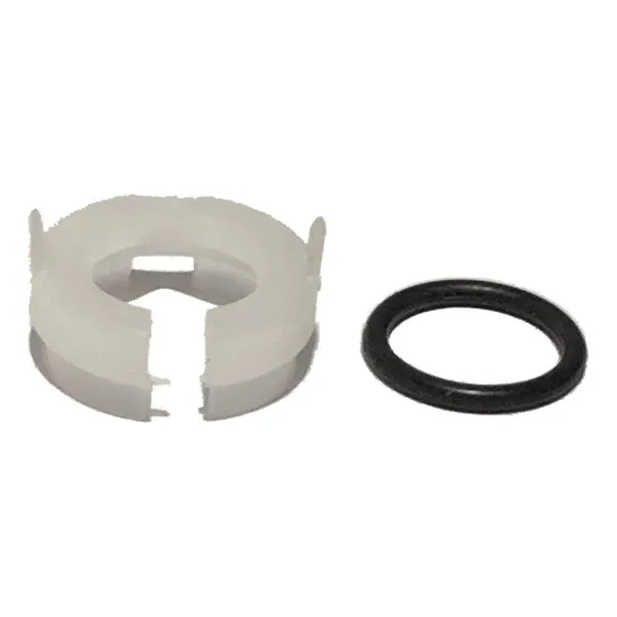 Kit Bucha E Anel Da Bica Cozinha Deca Mod. Aspen Spot E Max Acabamento Sem Cor Branco