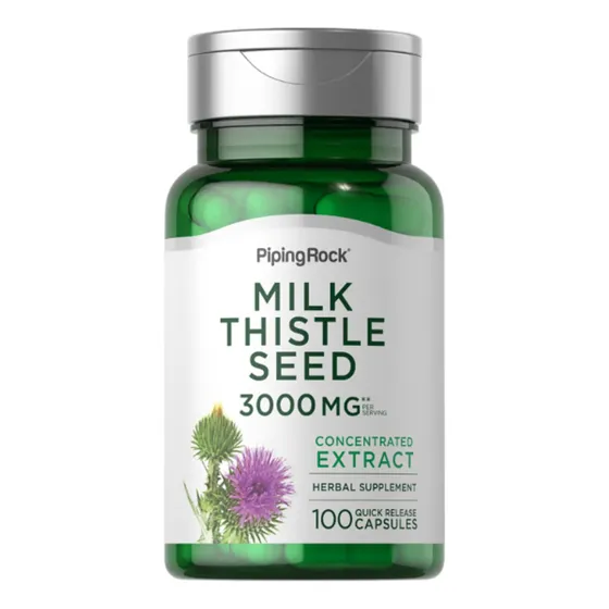 Piping Rock - Milk Thistle Cardo Mariano 3000 Mg X 100 Caps