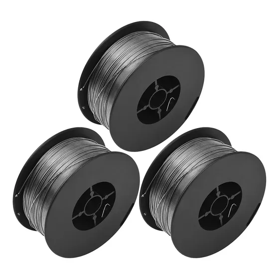 Rollos Microalambre Relleno Flux Core 1kg 0.8mm Sin Gas 3pcs