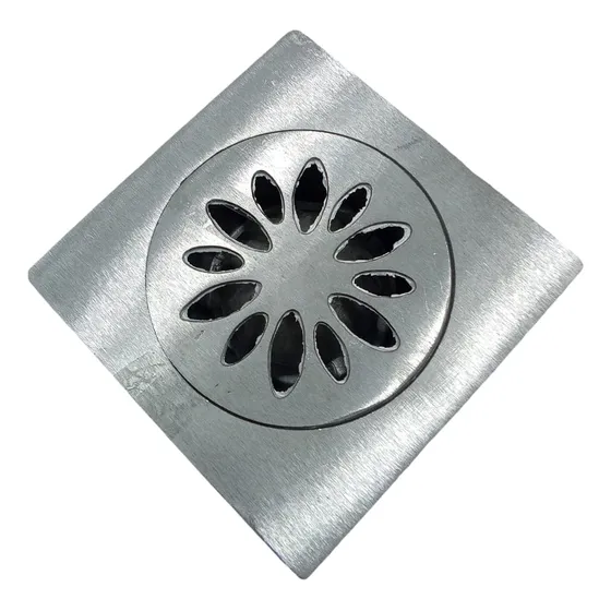 Rejilla Inodoro Cuadrada De Alumino 14cm