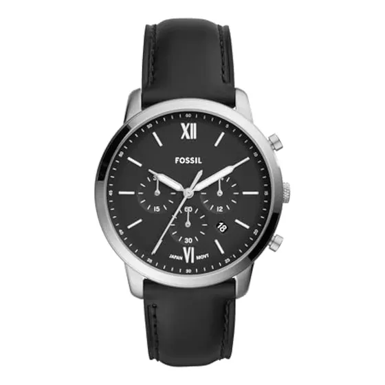 Fossil Neutra Quartz Reloj Cronógrafo De Acero