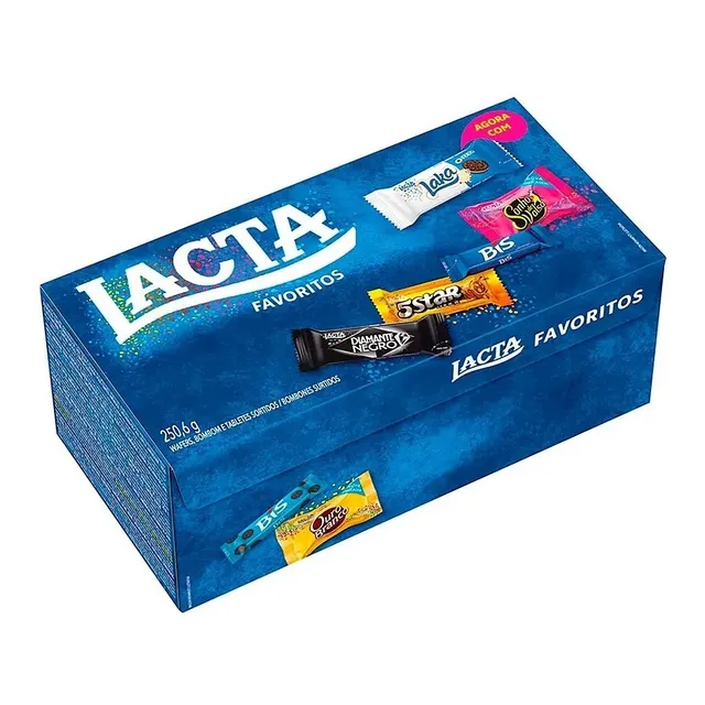 Caja De Bombon Lacta 250g. Brasil. Chocolate. Golosina
