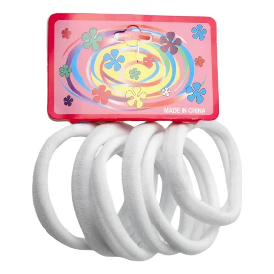 Pack De 6 Colitas De Pelo Elásticas Grandes De Microfibra
