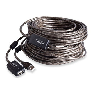 Cable Extension Activa Usb 2.0 Macho Hembra 15 Metros Cable Extension Activa Usb 2.0 Macho Hembra 15 Metros