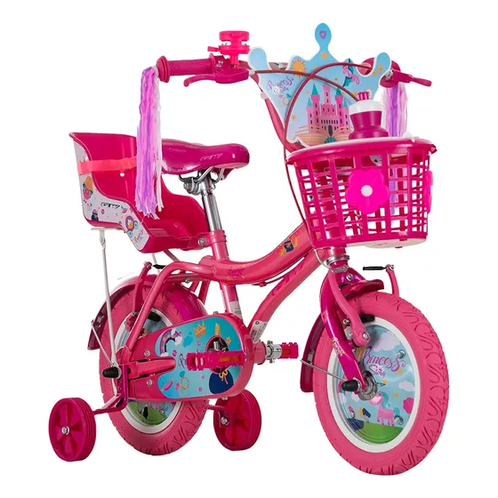 Bicicleta Niña Gw Rin 12 Princess Story Con Accesorios