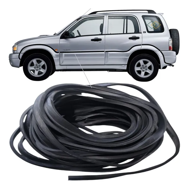 Borracha Moldura Lateral Alargador Paralama Tracker 2008 4x4
