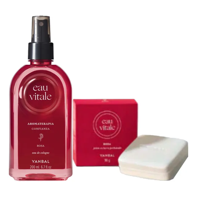 Yanbal Eau Vitale Rosa Colonia Relajante Con Jabon