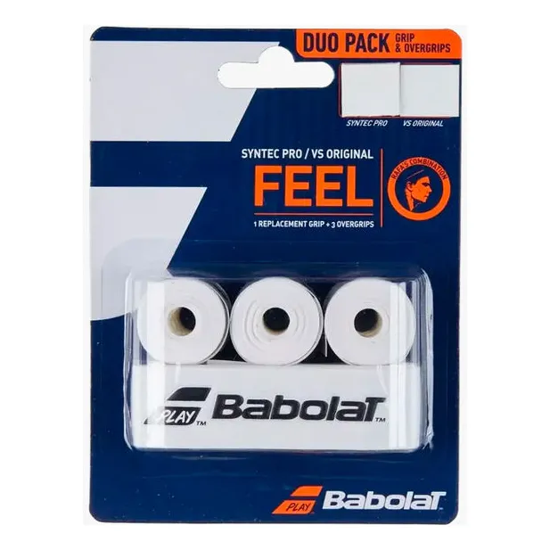 Combo Rafa Nadal 3 Overgrips Vs Original + Grip Syntec Pro