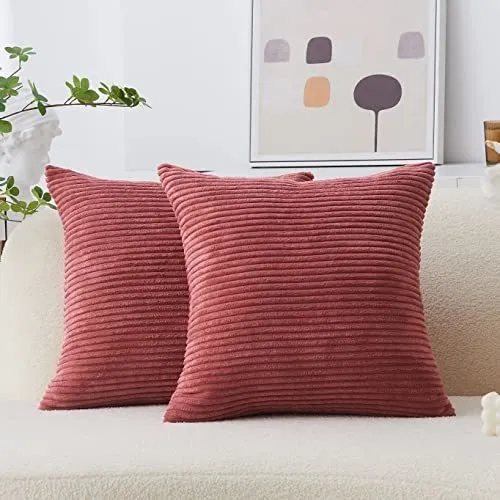 Casa Fundas De Almohada Brillante 22x22 Pulgadas 4dkrb