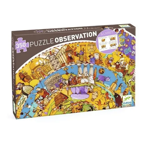 Puzzle De Observación Espiral Historia Djeco 65cm 350 Piezas