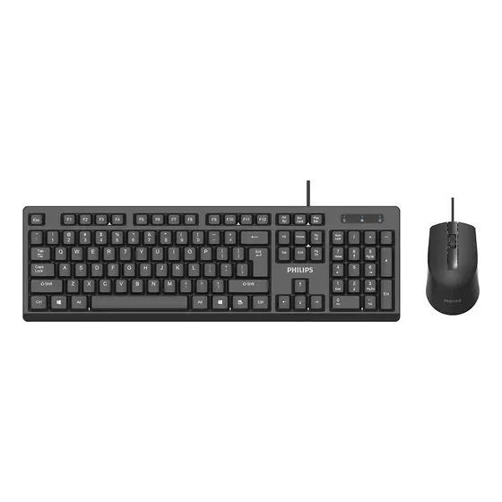 Kit De Teclado Mouse Optico Alambrico Usb Para Pc Laptop