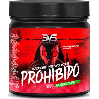 Prohibido PrĂ© Treino 360g - Sabor: Maçã Verde - A Combinação Perfeita De 8 Ingredientes Que Proporcionam Energia Do InĂcio Ao Fim Do Seu Treino Prohibido PrĂ© Treino 360g - Sabor: Maçã Verde - A Combinação Perfeita De 8 Ingredientes Que Proporcionam Energia Do InĂcio Ao Fim Do Seu Treino