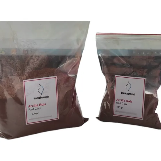 Arcilla Roja  Grado Cosmético Smaschemicals 100g