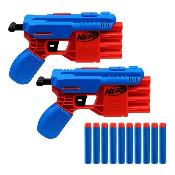 Nerf Lançador Dardo Alpha Strike Claw Dual Arminha Brinquedo