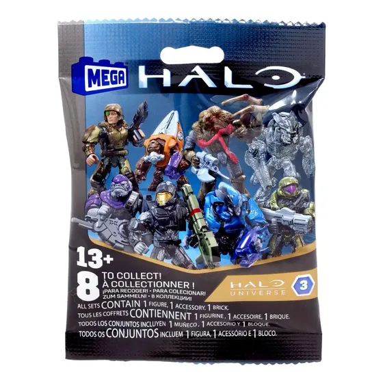 Sobres De Halo Megaconstrux Con 1 Figura Nuevo Sellado C/sob